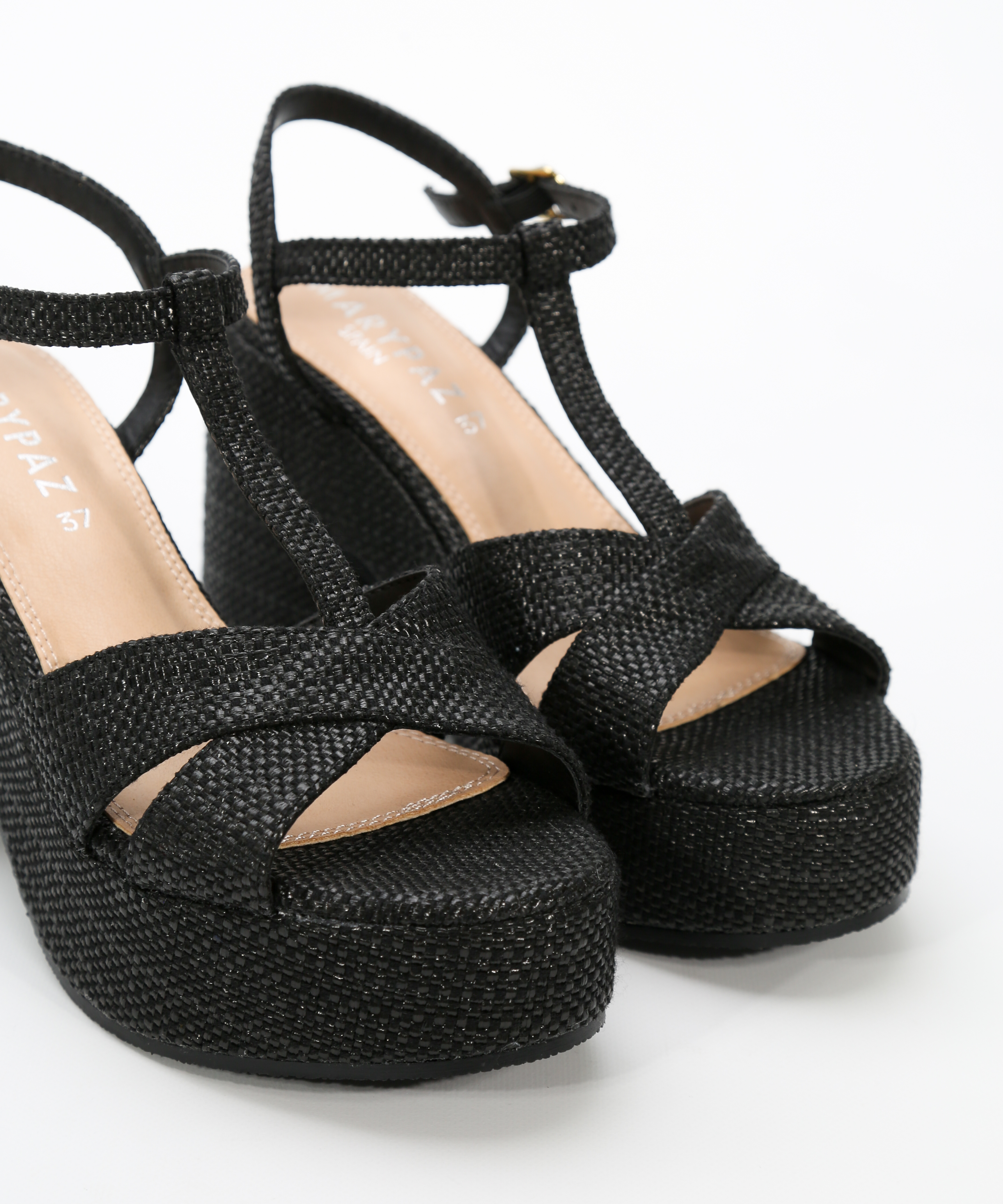Sandalias plataforma tira en T image number null